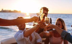 host a super yacht party