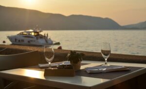 porto cervo restaurant with view